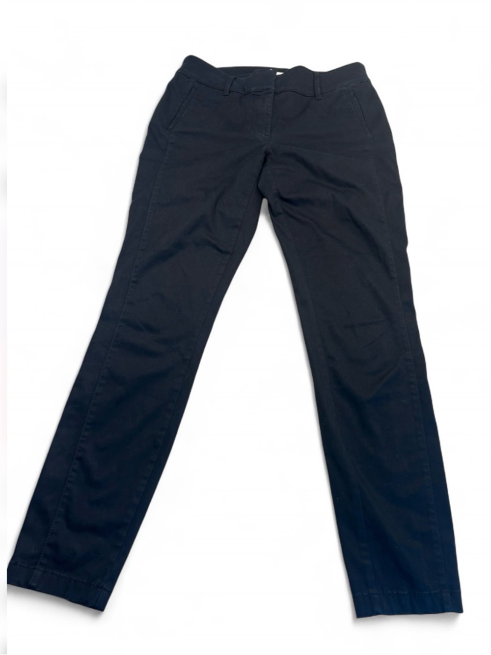 LOFT Black Tailored Straight-Leg Pants